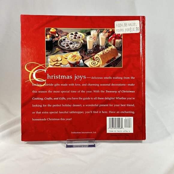 Treasury Of Christmas: Cooking Crafts And Gifts Hardcover Book By Publications I - Picture 2 of 11